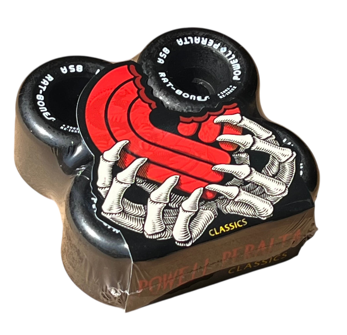 Powell Peralta Rat Bones Skateboard Wheels 60mm 85a BLACK