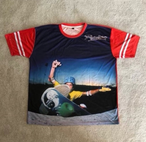 Flying Aces Dennis Martinez Graphic shirt - Cover Shot RED XL