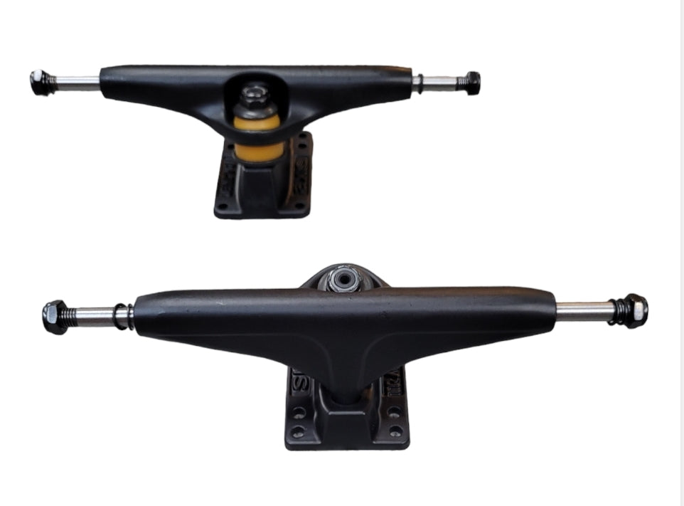 Tracker AXIS 161 Skateboard Trucks SET of 2 BLACK 8.78"