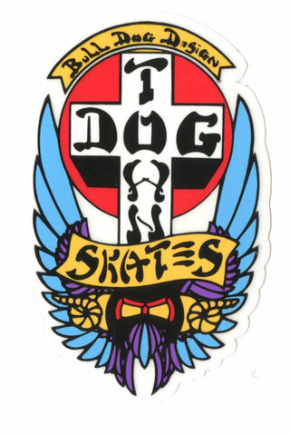 DogTown Skates BullDog 4” Skateboard Sticker