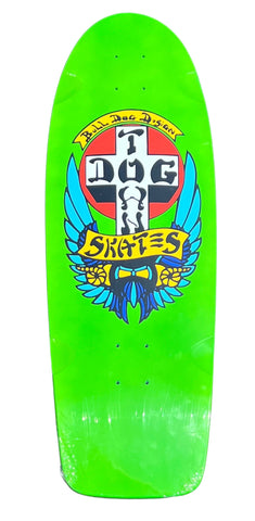 DogTown Classic BullDog reissue Skateboard Deck - GREEN