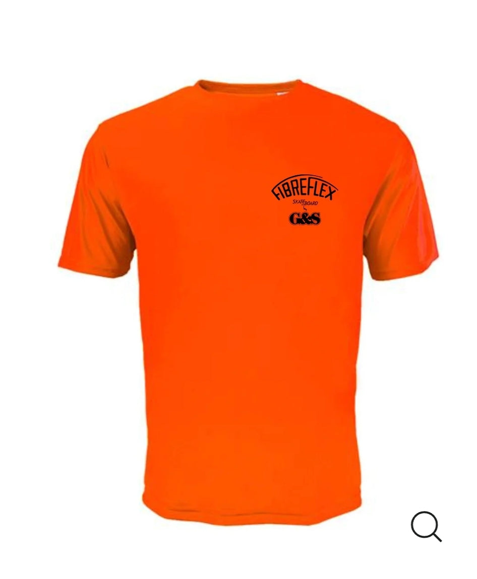 G&S Gordon and Smith FIBREFLEX T shirt - ORANGE – SK8supply.com