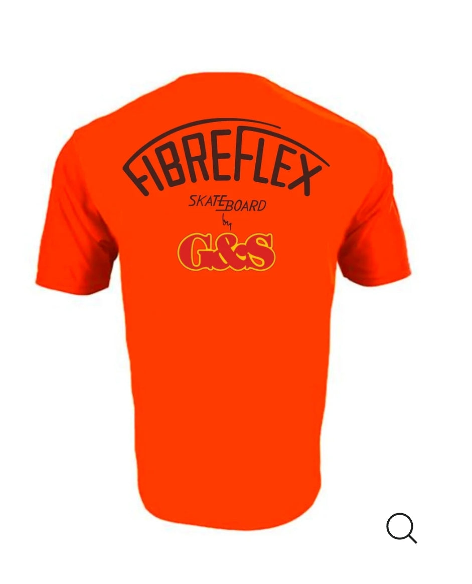 G&S Gordon and Smith FIBREFLEX T shirt - ORANGE – SK8supply.com