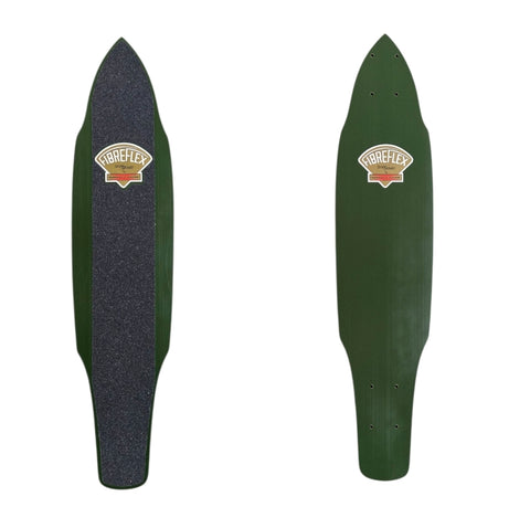G&S Gordon & Smith FibreFlex Pro 29" PRO SLALOM Skateboard Deck - SOLID GREEN