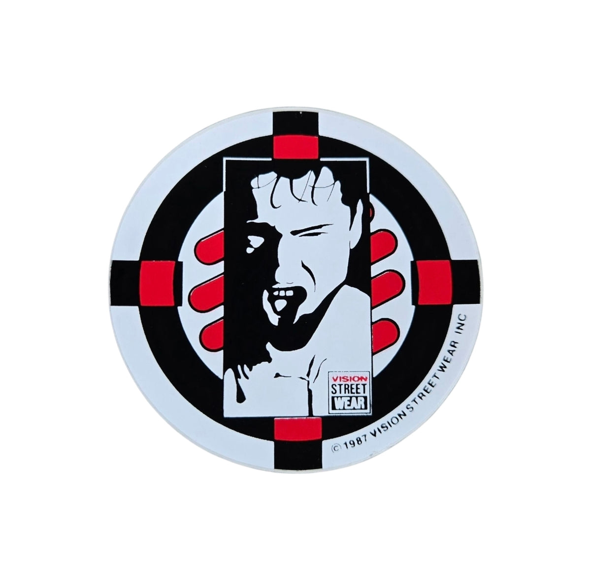 CLEAR Vintage 80s VISION STREET WEAR STICKER – SK8supply.com