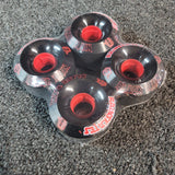 Rainskates Black Rain wheels  63mm 101a - BLACK