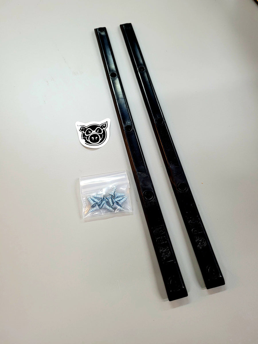PIG Skateboard Rails 1 SET BLACK