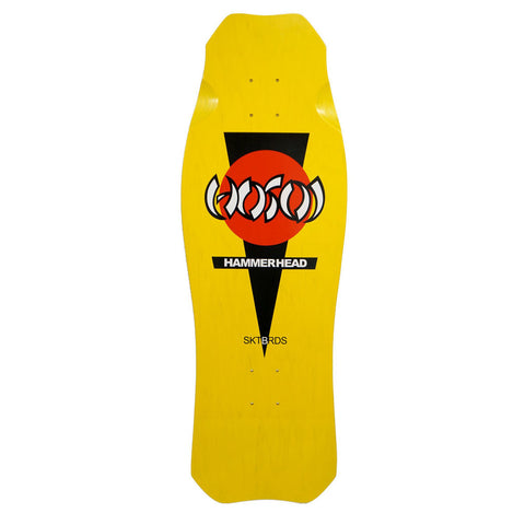 Hosoi Skateboards O.G. Hammerhead Oldschool reissue Deck YELLOW  – 10.5 X 31