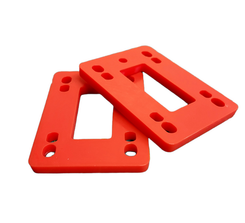 Riser Pads - 1/4" RED (with hardware)