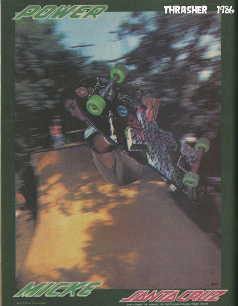 Santa Cruz Malba TOMBSTONE Reissue Skateboard - BLACK
