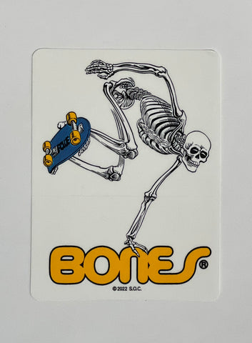 Powell Peralta BONES Skater Skeleton Sticker