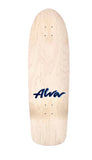 ALVA Blue Black Modern Leopard Skateboard Deck