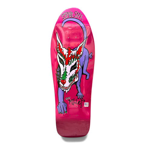 SCHMITT STIX CHRIS MILLER DOG LARGE RE-ISSUE LOVE LIMITED COLOR WAY DECK- 10"X31.875" WB 15.5"