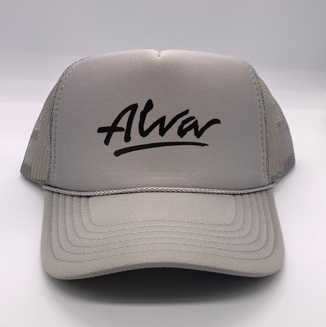 Alva Classic Logo Trucker Hat Gray – SK8supply.com