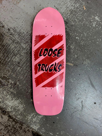 Sale - Scum Skates LOOSE TRUCKS Skateboard deck - PINK RED