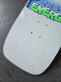 VINTAGE 1980s Sure Grip HIGH ENERGY skateboard deck - WHITE