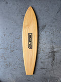 NOS VINTAGE 1970s Logan Earth Ski skateboard deck - FLAT TAIL OAK