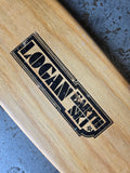 NOS VINTAGE 1970s Logan Earth Ski skateboard deck - FLAT TAIL OAK