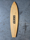 NOS VINTAGE 1970s Logan Earth Ski skateboard deck - FLAT TAIL OAK