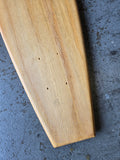 NOS VINTAGE 1970s Logan Earth Ski skateboard deck - FLAT TAIL OAK