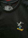 Powell Peralta Skateboard Skeleton 2 Shirt - BLACK - XL