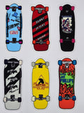 Classic 80s Skateboards sticker sheet (24 stickers) - LARGE SHEET