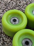 Vintage 80s Skateboard wheels BLANKS 60mm - GREEN