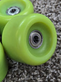 Vintage 80s Skateboard wheels BLANKS 60mm - GREEN