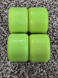 Vintage 80s Skateboard wheels BLANKS 60mm - GREEN