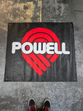 VINTAGE Powell Tyvek BANNER - 45" x 40"