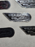 Vintage Tracker Wing Sticker Pack Silver Foil - Small 2" (5 pack)