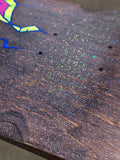 Black Label Auby Taylor Phillips Breakout Skateboard - BROWN STAIN GLITTER