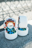 56mm Kendall End of the World Reissue Chubbies White 99a Slime Balls Skateboard Wheels