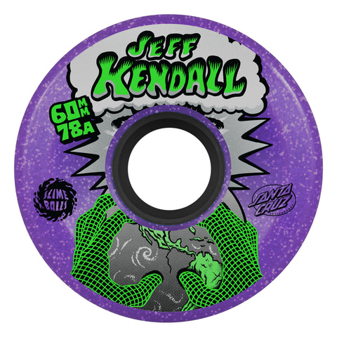 60mm Kendall End of the World Reissue OG Slime Purple 78a Slime Balls Skateboard Wheels
