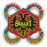 60mm Bullet Riot Vomits White 97a Slime Balls Skateboard Wheels