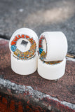 60mm Bullet Riot Vomits White 97a Slime Balls Skateboard Wheels