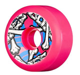 Powell Peralta 64mm Cross Bones Skateboard Wheels PINK