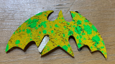 Vintage ALVA Bat Rip Grip Yellow Green