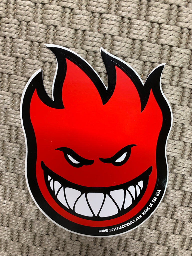 Large Spitfire Sticker Vintage Spitfire Wheels Big Head Sticker – SK8supply.com