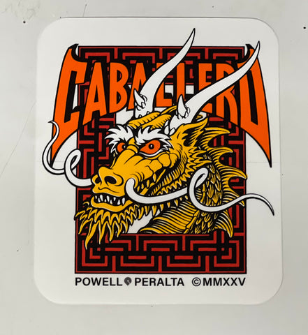 NEW Powell Peralta Steve Caballero Dragon Skateboard Sticker
