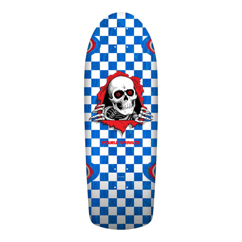Checkered Blue Stain Powell Peralta Ripper - Limited Edition