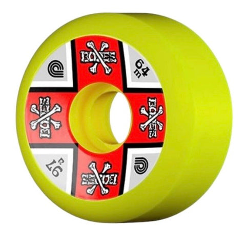 Powell Peralta 64mm Cross Bones Skateboard Wheels GREEN