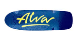 ALVA Yellow Black Modern Leopard Skateboard Deck