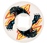 Natas 54mm Santa Cruz SlimeBalls Skateboard Wheels - WHITE