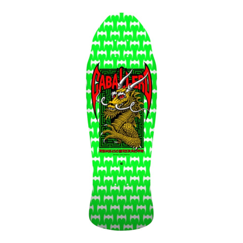 Powell Peralta Steve Caballero Street Bats Skateboard - LIME GREEN