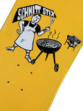 Schmitt Stix JOE LOPES BBQ Skateboard Deck YELLOW