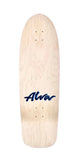 ALVA Yellow Black Modern Leopard Skateboard Deck