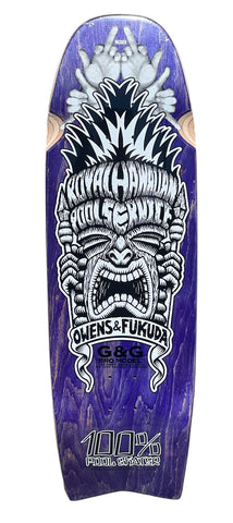 SMA Royal Hawaiian Pool Service Skateboard Deck Purple #3