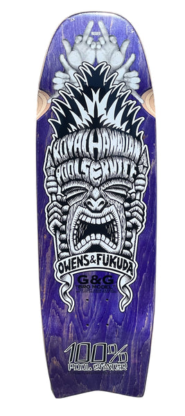 SMA Royal Hawaiian Pool Service Skateboard Deck Purple #3