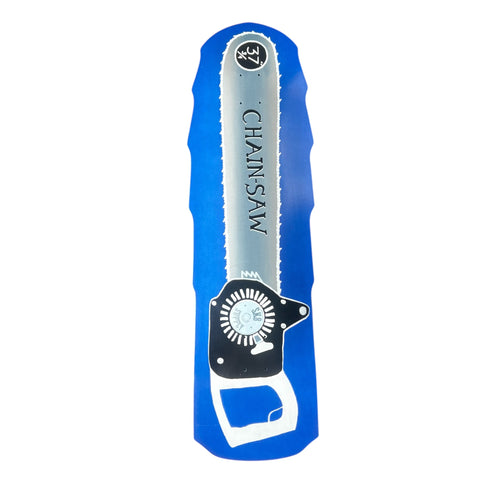 SK8supply CHAINSAW Limited Edition Skateboard Deck Blue / Black